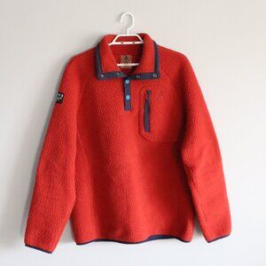 Woods Unisex Orange Sz M Sherpa Pullover Shacket Outdoor Winter Jacket